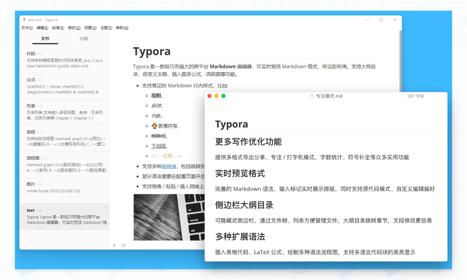 【正版特惠】Typora - 跨平台 Markdown 编辑器 - 果核剥壳